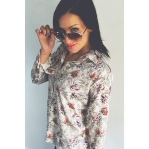 Vintage 1970s Floral Top
